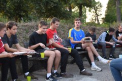 nach dem Training schmeckt es eben