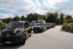 Die Shuttle stehen bereit