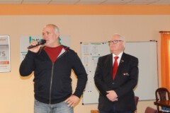 Björn Tutlis, Abt.Ltr. Kultur, Schule, Sport der Stadt Stralsund und<br>
Jürgen Ketelhake, Präsident des DBKV