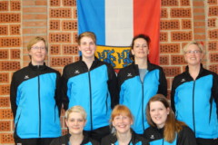 <b>KSK Oldenburg/Holstein</b><br/>
Hinten von links: Janin Keilwerth, Martina Schubert, Tanja Göttsch, Nadine Neuhäuser<br/>
Vorne von links: Nina Rexin, Anika Manteufel und Ricarda Harrmann