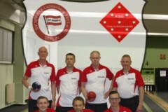<b>Sparta/KSG Berlin</b><br/>
Hinten von links: Sven Heincke, Heiko Schmidt, Detlef Schulze und Gerald Fruntke<br/>
Vorne von links: Marcus Heincke, Pascal Lötzsch und Thomas Bartel