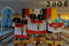 Siegerehrung U14 männlich Doppel