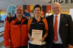 Ehrennadel in Bronze für Manuela Scheffler von der Union
Oberschöneweide