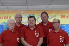Die Schiedsrichter (von links):<br>
Ulf Trum, Rüdiger Strich, Michael Beichert, Steffen Wozny und Werner Rösner