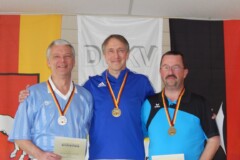 <b>Einzel Herren A</b><br>
2. Jan Haagen (SG Kiel)<br>
1. Burghard Täger (KV Helmstedt)<br>
3. Michael Preuß (KFV Potsdam-Mittelmark)