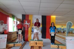 <b>Einzel Damen A</b><br>
2. Andrea Schrobback (VK Spandau)<br>
1. Birgit Staffehl (SG Kiel)<br>
3. Kerstin Groß (KV Wolfsburg)