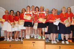 <b>Verein Damen A</b><br>
2. Platz Cuxhavener SKV<br>
1. Platz Bremer KV<br>
3. Platz SC Gut Heil Neumünster