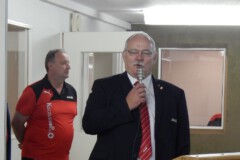 DBKV-Vizepräsident Frank Ziegler,<br>
im Hintergrund DBKV-Sportwart Andreas Siemon