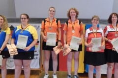 <b>Doppel Damen</b><br>
2. Platz Claudia Sponholz / Diana Kotjan (SKV Seenplatte-Vorpommern)<br>
1. Platz Katharina Franke / Astrid Wesemann (Berliner SKV)<br>
3. Platz Anja Reinicke / Simone Grziwa (Bremer KV)