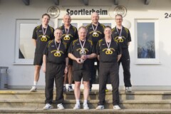 <b>SG Greifswald-Gützkow</b><br/>
Hinten von links: Stephan Wolfgram, Günter Menzlin, Peter Grahl und Rainer Malz<br/>
Vorne von links: Uwe Malz, Olaf Perkuhn und Mathias Pagels