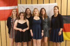 Mannschaft weiblich U18 beim Bankett