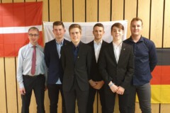 Mannschaft männlich U18 beim Bankett