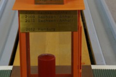 die rote Laterne für den letzten Platz