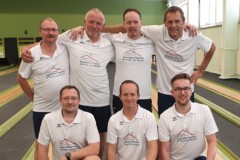 <b>Union Oberschöneweide I</b><br/>
Hinten von links: Mike Cassube, Frank Lüer, Carsten Rente und Pascal Lötzsch<br/>
Vorne von links: André Franke, André Krause und Markus Ringgenberg<br/>