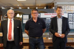 v.l.n.r.:<br>DBKV-Präsident Dieter Arnold,<br>Ortsbürgermeister Reislingen Oliver Prietzel,<br>Oberbürgermeister Dennis Weilmann