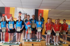 <b>Verein Damen</b><br>
2. Platz KV Landkreis Rostock<br>
1. Platz Verein Uelzener Kegler<br>
3. Platz VK Spandau
