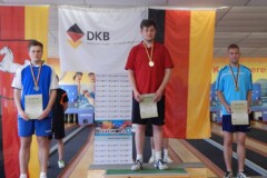 <b> Einzel U23 männlich </b><br>
2. Platz Marvin Skriwanek (KV Landkreis Rostock)<br>
1. Platz Hauke Böttjer (SG Bordesholm/Rendsburg)<br>
3. Platz Adrian Charchulla (KFV Dahme-Spreewald)