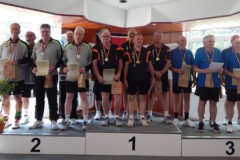 <b>Verein Herren B</b><br>
2. Platz SG Bergedorf-Hamburg<br>
1. Platz Berliner SKV I<br>
3. Platz KV Bremerhaven