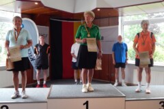 <b>Einzel Damen C</b><br>
2. Platz Siegrid Steinmüller (SKV Schwerin)<br>
1. Platz Regine Busse (KFV Barnim)<br>
3. Platz Loni Hirsch (Berliner SKV)