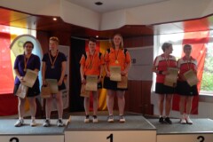 <b>Doppel Damen</b><br>
2. Platz Nadine Bösel / Kristina Kiehn (SG Bergedorf-Hamburg)<br>
1. Platz Sharon Gerkhardt / Chantal Cassube (Berliner SKV)<br>
3. Platz Silke Steitz / Ute Wachtendorf (Bremer KV)