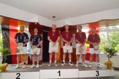 <b>Doppel Herren</b><br>
2. Platz Ellrik Freienberg / Kai Hahnefeld (Vereinigung Hannoverscher Kegler v. 2000)<br>
1. Platz Jörn Kemming / René Richter (SG Kiel)<br>
3. Platz Kai Ludorf / Alexander Eggers (SG Kiel)