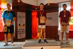 <b>Einzel U23 männlich</b><br>
2. Platz Fabian Jaeger (KFV Potsdam-Mittelmark)<br>
1. Platz Christoph Kähler (SG Kiel)<br>
3. Platz Hauke Böttjer (SG Kiel)
