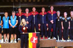 Siegerehrung Herren B/C<br>
2. Platz Schleswig-Holstein<br>
1. Platz Niedersachsen<br>
3. Platz Mecklenburg-Vorpommern