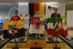 <b>Einzel U14 männlich</b><br>
2. Platz Florian Weigelt (KKBV Harz)<br>
1. Platz Lennart Stoof (KFV Dahme-Spreewald)<br>
3. Platz Timo Hippert (Sport Union Annen)