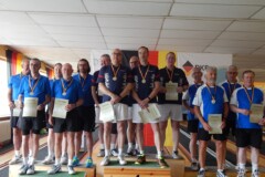 <b>Verein Herren A</b><br>
2. Platz KV Bremerhaven<br>
1. Platz Vereinigung Hannoverscher Kegler von 2000<br>
3. Platz KV Landkreis Rostock