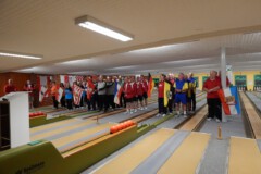 die Mannschaften bei der Eröffnung