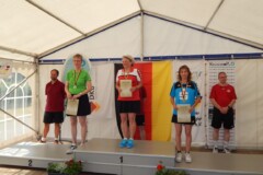 <b>Einzel Damen A</b><br>
2. Platz Kerstin Falldorf (Peiner Keglerverein von 1927)<br>
1. Platz Silke Steitz (Bremer KV)<br>
3. Platz Stephanie Zydek (Verein Uelzener Kegler)