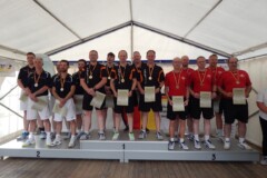 <b>Verein Herren</b><br>
2. Platz Oldenburger KBV<br>
1. Platz Berliner SKV<br>
3. Platz Cuxhavener Sportkegler Vereinigung