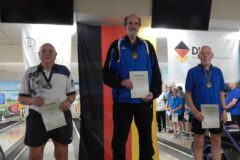 <b>Einzel Herren C</b><br>
2. Platz Walter Ullrich (KKV Kassel)<br>
1. Platz Klaus-Jürgen Müller (Verein Göttinger Kegler)<br>
3. Platz Uwe Trenke (KV Bremerhaven)