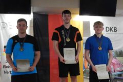 <b> Einzel U23 männlich </b><br>
2. Platz Fabian Jaeger (KFV Potsdam-Mittelmark)<br>
1. Platz Lucas Scheffler (Berliner SKV)<br>
3. Platz Bengt Lippka (KV Bremerhaven)