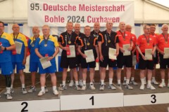 <b>Verein Herren B</b><br>
2. Platz SKV Seenplatte/Vorpommern<br>
1. Platz Berliner SKV<br>
3. Platz Cuxhavener Sportkegler-Vereinigung