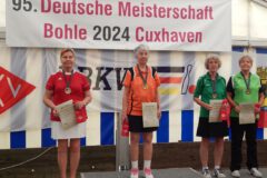 <b>Einzel Damen C</b><br>
2. Platz Brigitte Schubert (KFV Havelland)<br>
1. Platz Loni Hirsch (Berliner SKV)<br>
3. Platz Renate Weinberg (KFV Barnim)<br>
3. Platz Siegrid Steinmüller (SKV Schwerin)