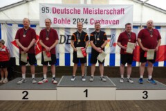 <b>Doppel Herren</b><br>
2. Platz Jörn Kemming / René Richter (SG Kiel)<br>
1. Platz André Franke / André Krause (Berliner SKV)<br>
3. Platz Frank Gerken / Sascha Brinks (SG Kiel)
