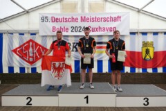 <b>Einzel U23 männlich</b><br>
2. Platz Lukas Rietz (KFV BK Oberspreewald-Lausitz)<br>
1. Platz Lucas Scheffler (Berliner SKV)<br>
3. Platz Kristoph Napp (Berliner SKV)