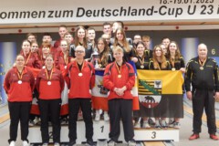 Siegerehrung<br>
2. Platz Berlin<br>
1. Platz Mecklenburg-Vorpommern<br>
3. Platz Sachsen-Anhalt