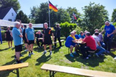 vor der ersten Siegerehrung