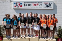 <b>Verein Damen</b><br>
2. Platz SKV Seenplatte/Vorpommern<br>
1. Platz SG Holstein<br>
3. Platz Berliner SKV I